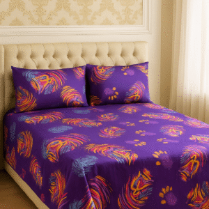 cotton bedsheet with unique print